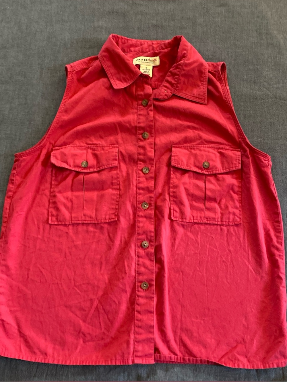 Vintage western button up shirt 100% cotton size m women’s